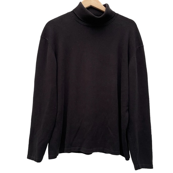Men’s 100% cotton turtleneck sweater - Picture 1 of 6